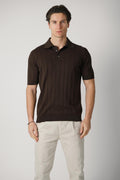 Filippo De Laurentiis Ribbed Polo Shirt
