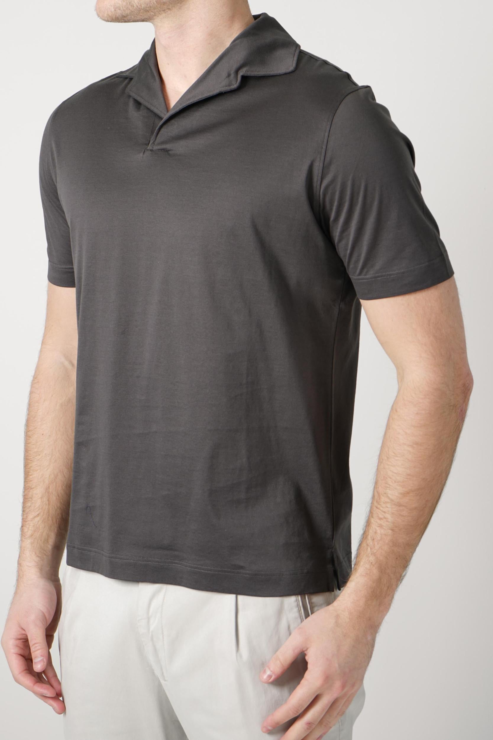 Filippo De Laurentiis Supima Luce Jerlux Polo T-Shirt Moro