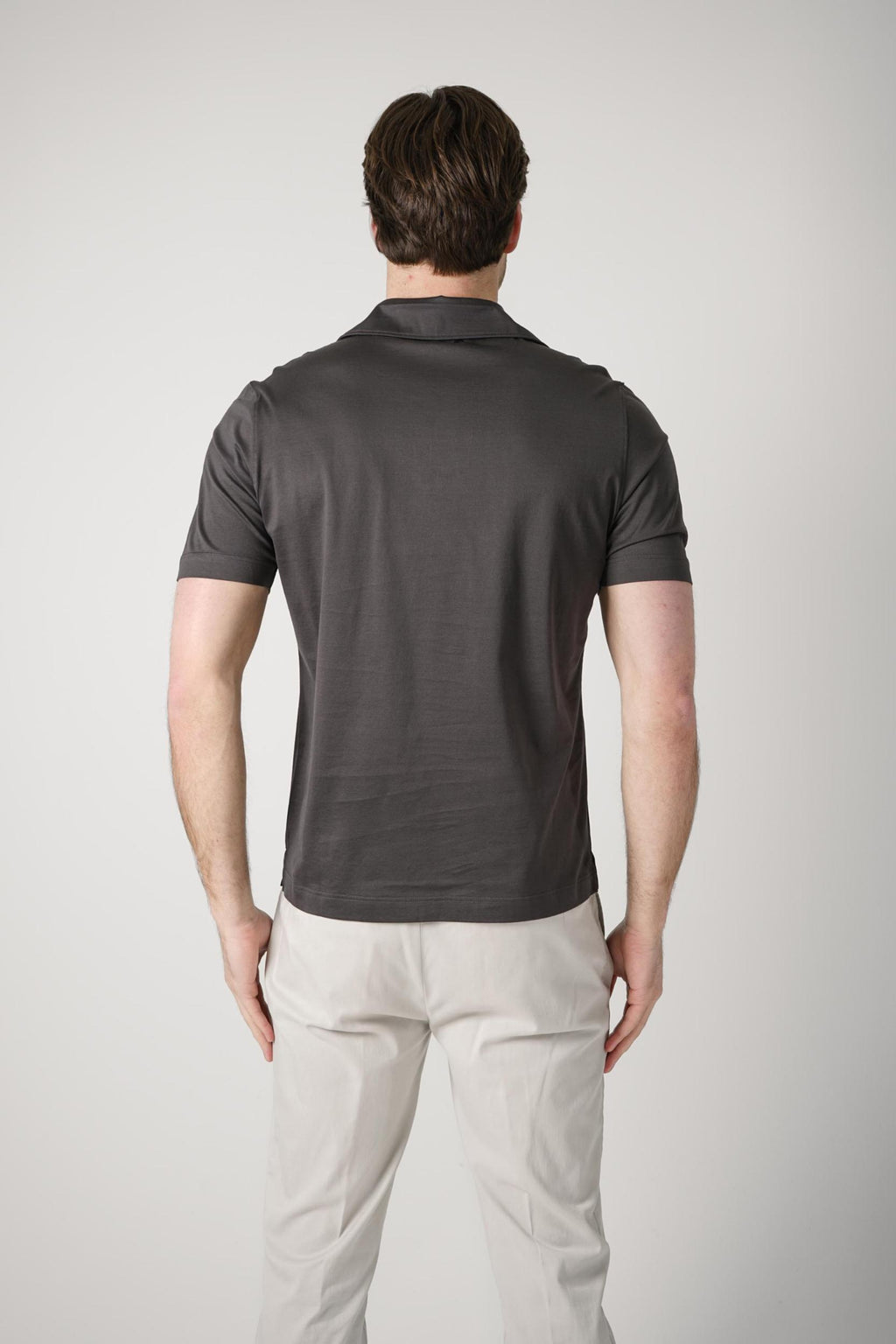 Filippo De Laurentiis Supima Luce Jerlux Polo T-Shirt Moro