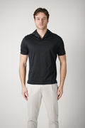 Filippo De Laurentiis Supima Luce Jerlux Polo T-Shirt Nero