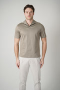 Filippo De Laurentiis Supima Luce Jerlux Polo T-Shirt Tortora