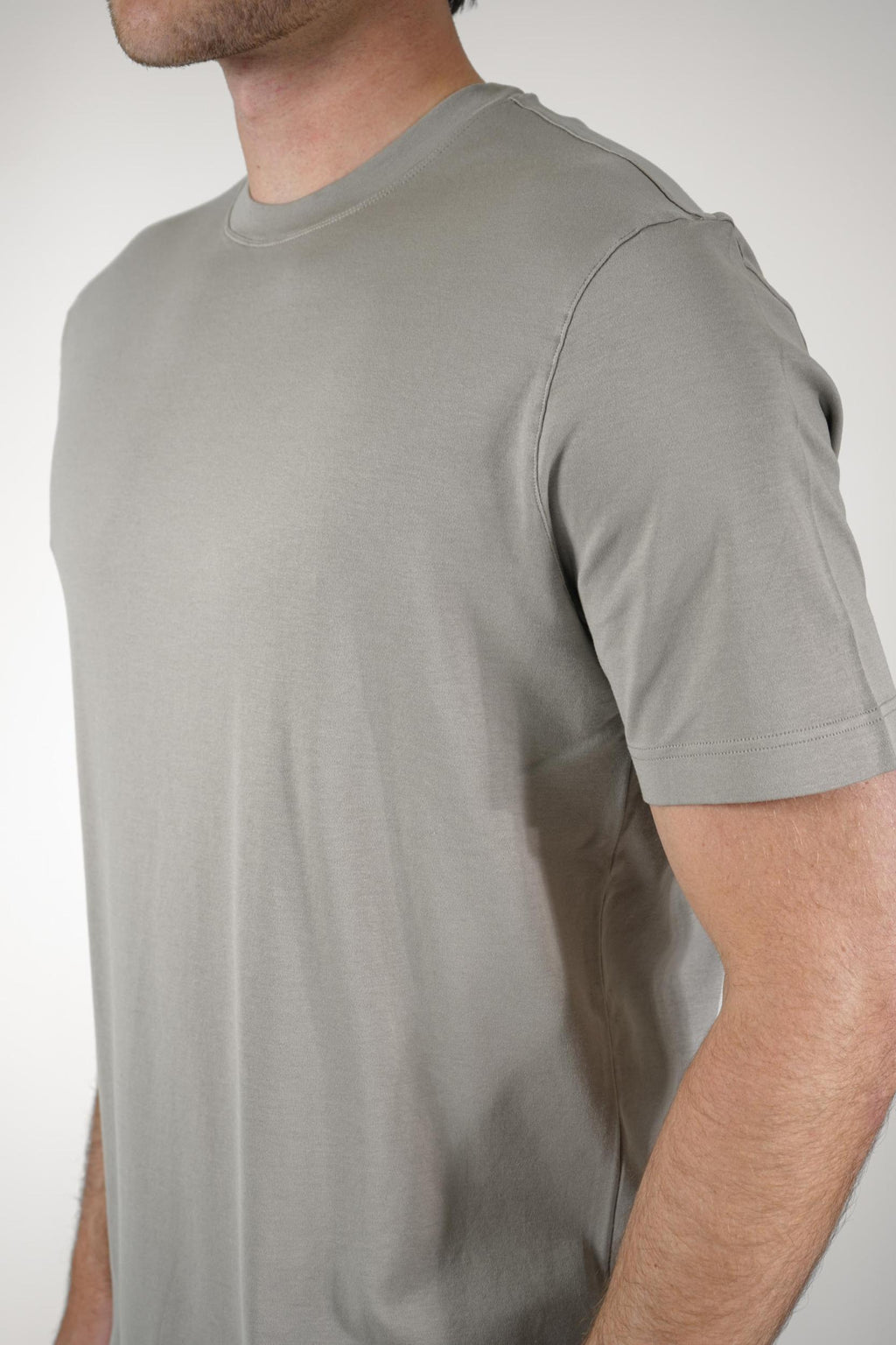 Filippo De Laurentiis Supima T-Shirt Nebbia