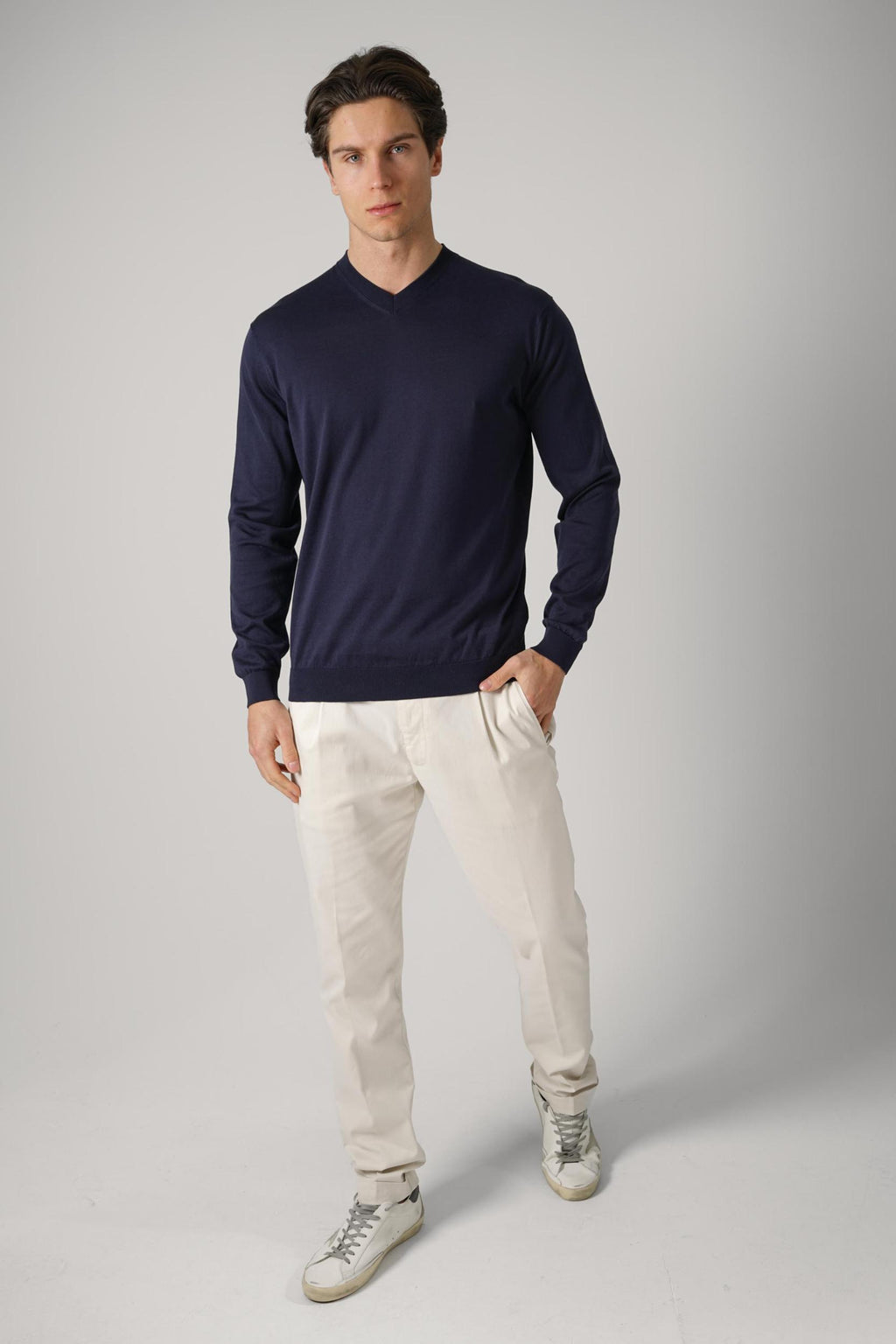 Filippo De Laurentiis V-Neck Sweater Ol Tremare