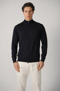Filippo De Laurentiis Zip-Up Vest Navy