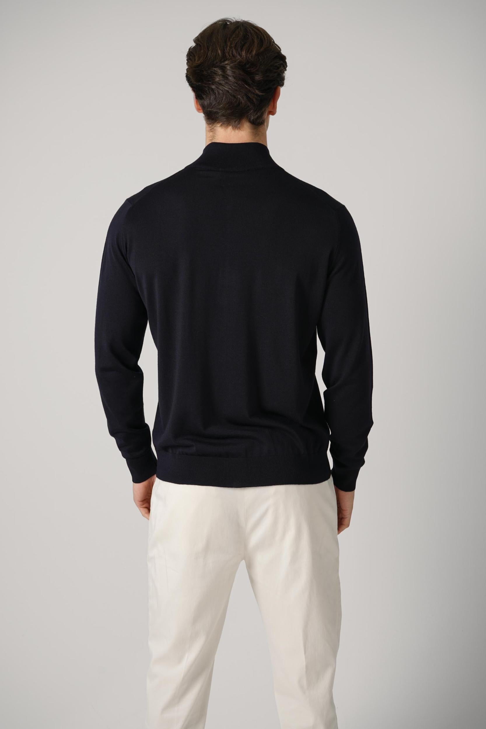 Filippo De Laurentiis Zip-Up Vest Navy