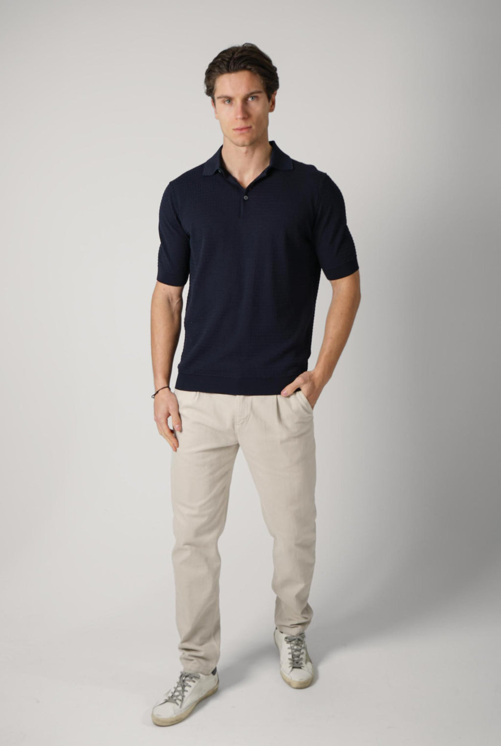 Filippo De Laurentis Polo Navy
