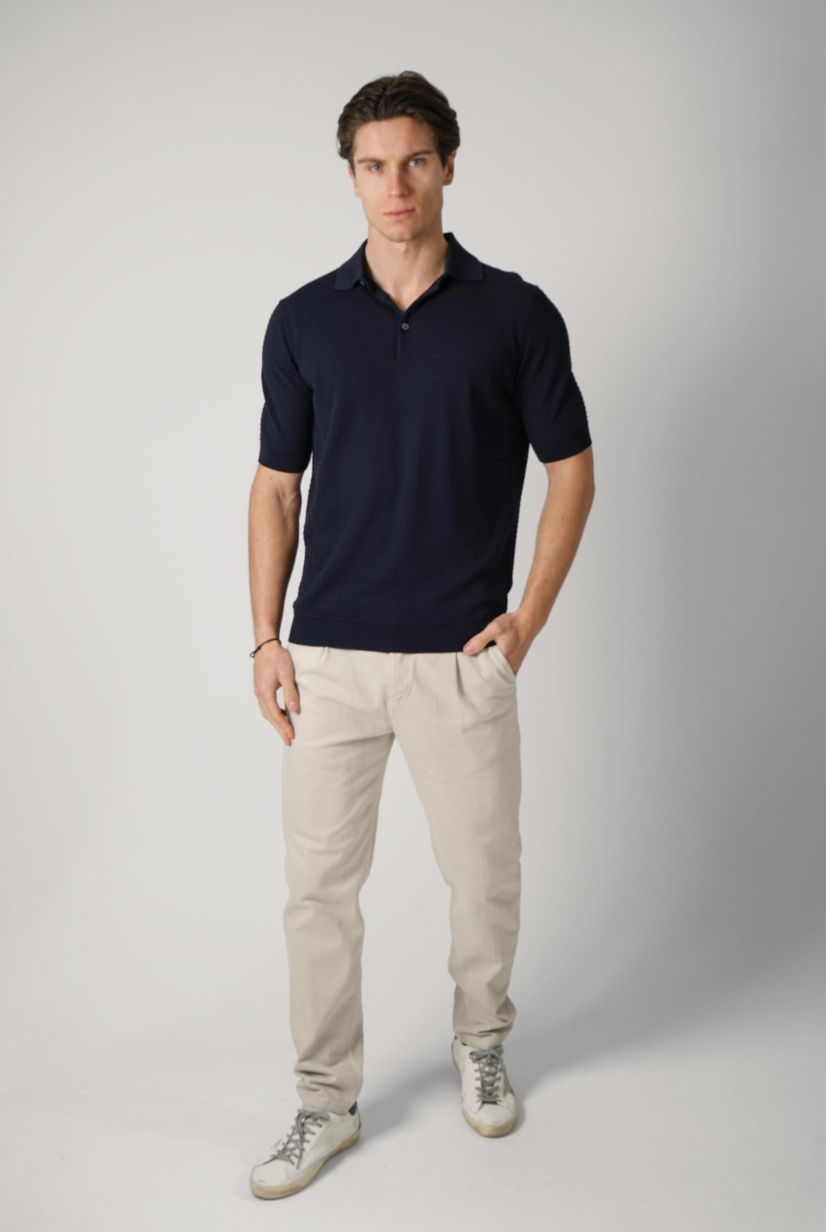Filippo De Laurentis Polo Navy