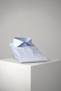 Finamore 1925 Napoli Poplin Cotton Shirt Light Blue
