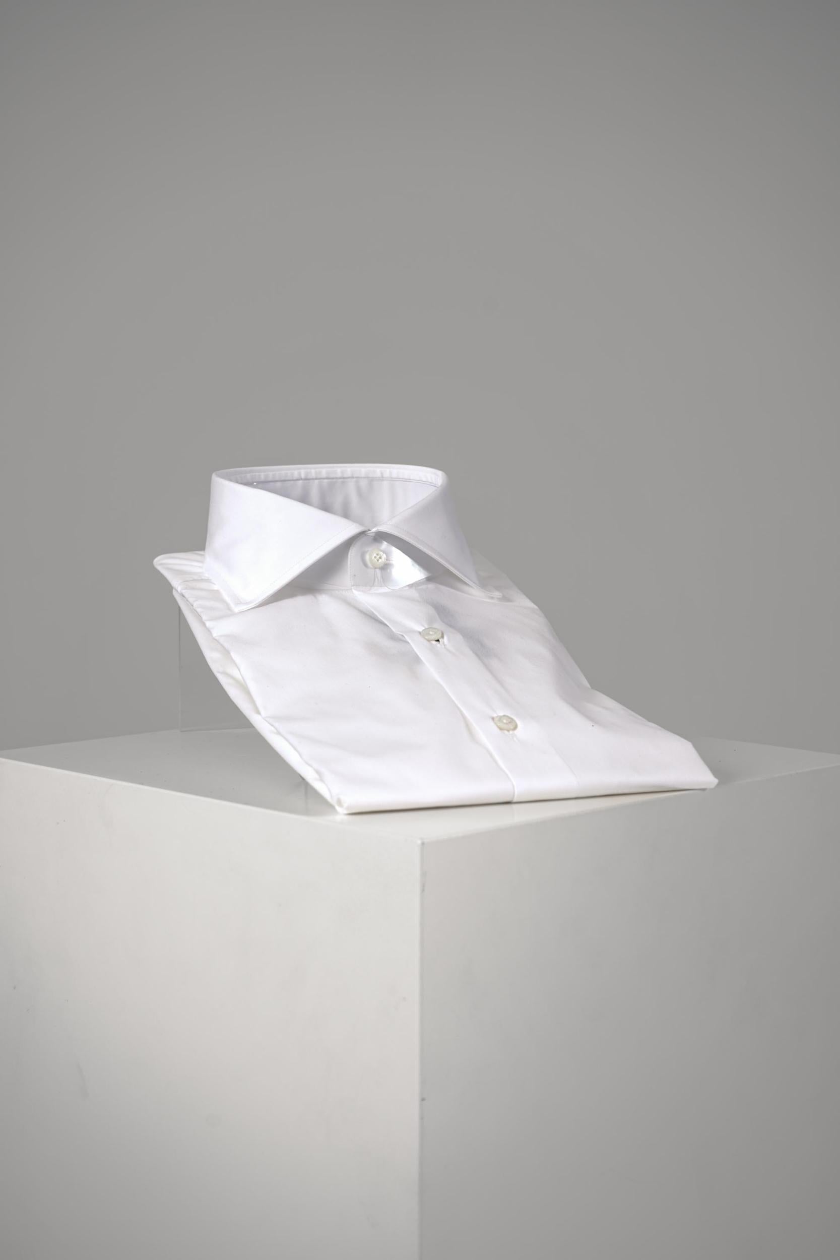 Finamore 1925 Napoli Poplin Shirt White