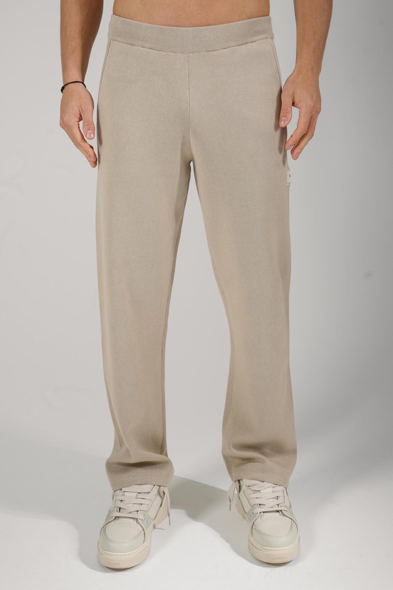 Flaneur Atelier Knit Trousers Beige