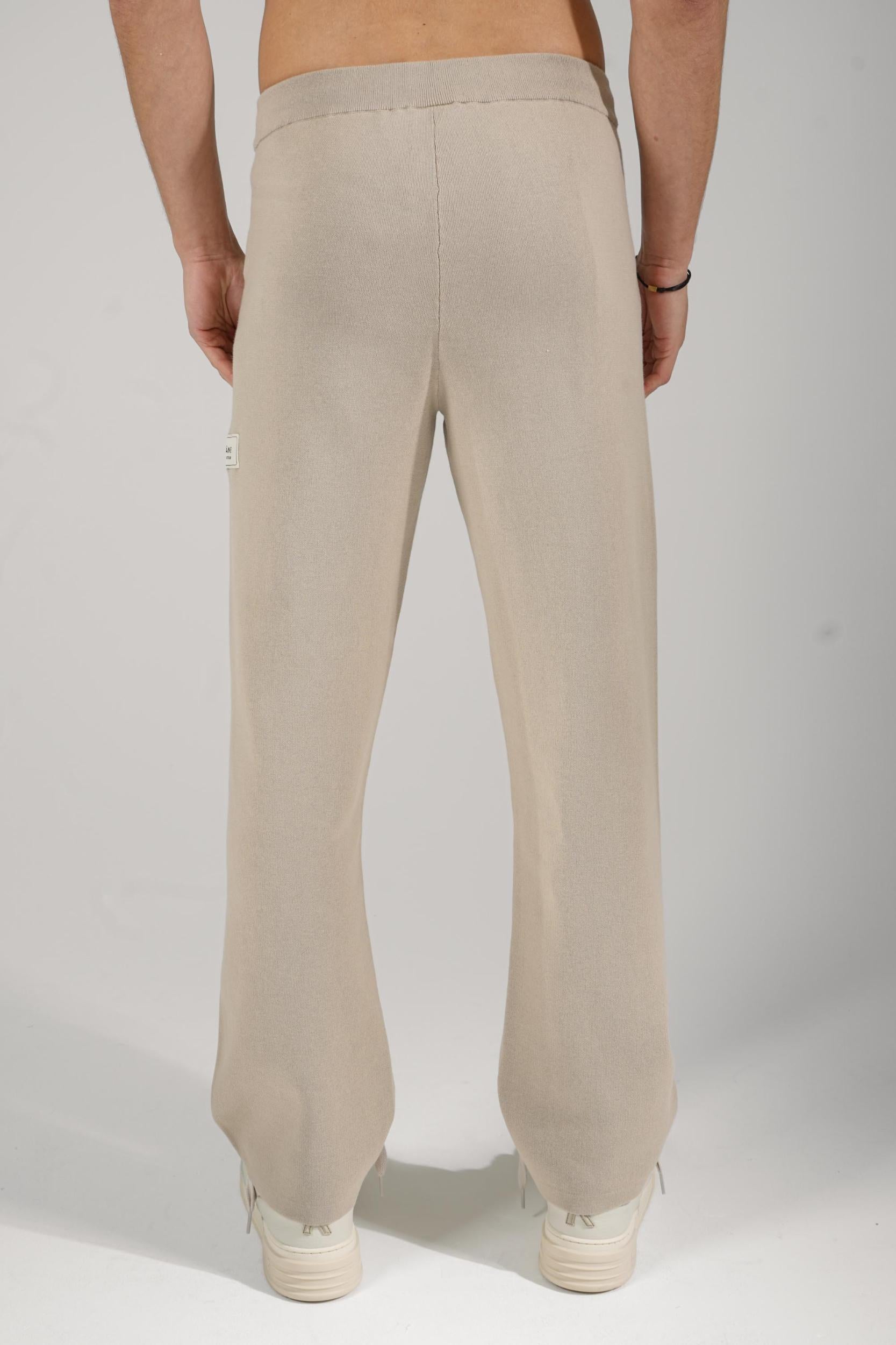 Flaneur Atelier Knit Trousers Beige