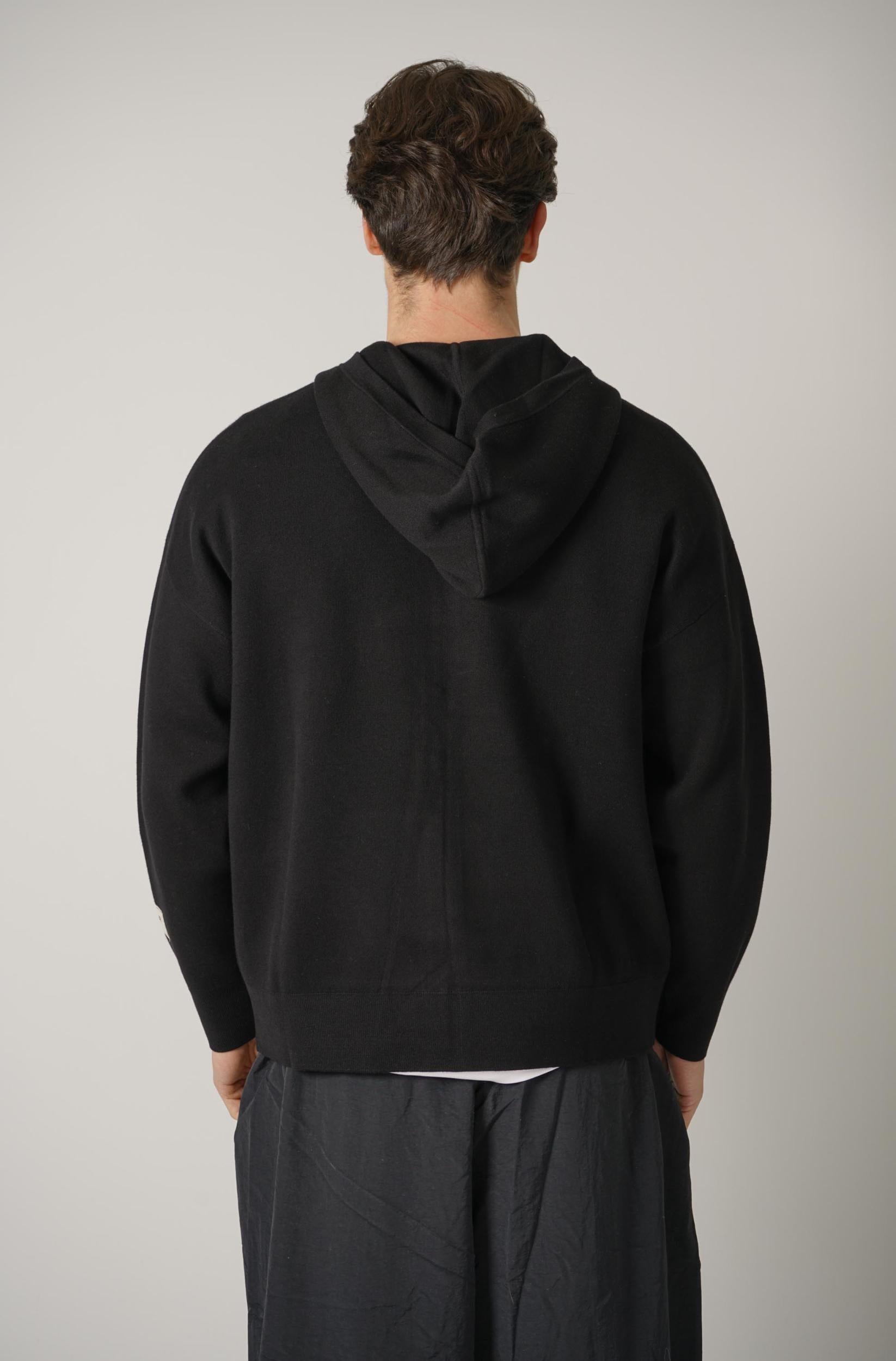Flaneur Atelier Knit Zip-Up Black