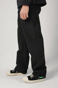 Flaneur Badge Formal Tech Pants Black