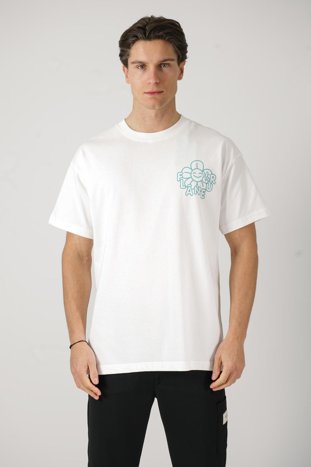 Flaneur Happy Flower T-Shirt White
