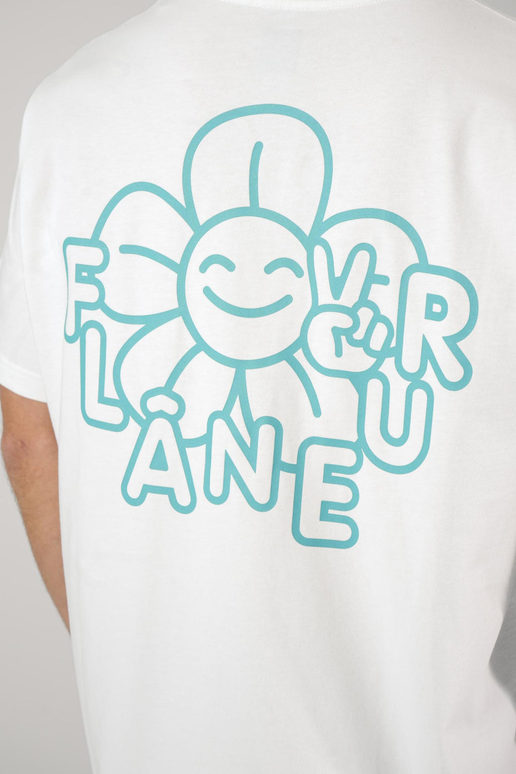 Flaneur Happy Flower T-Shirt White
