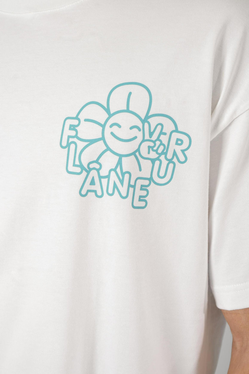 Flaneur Happy Flower T-Shirt White