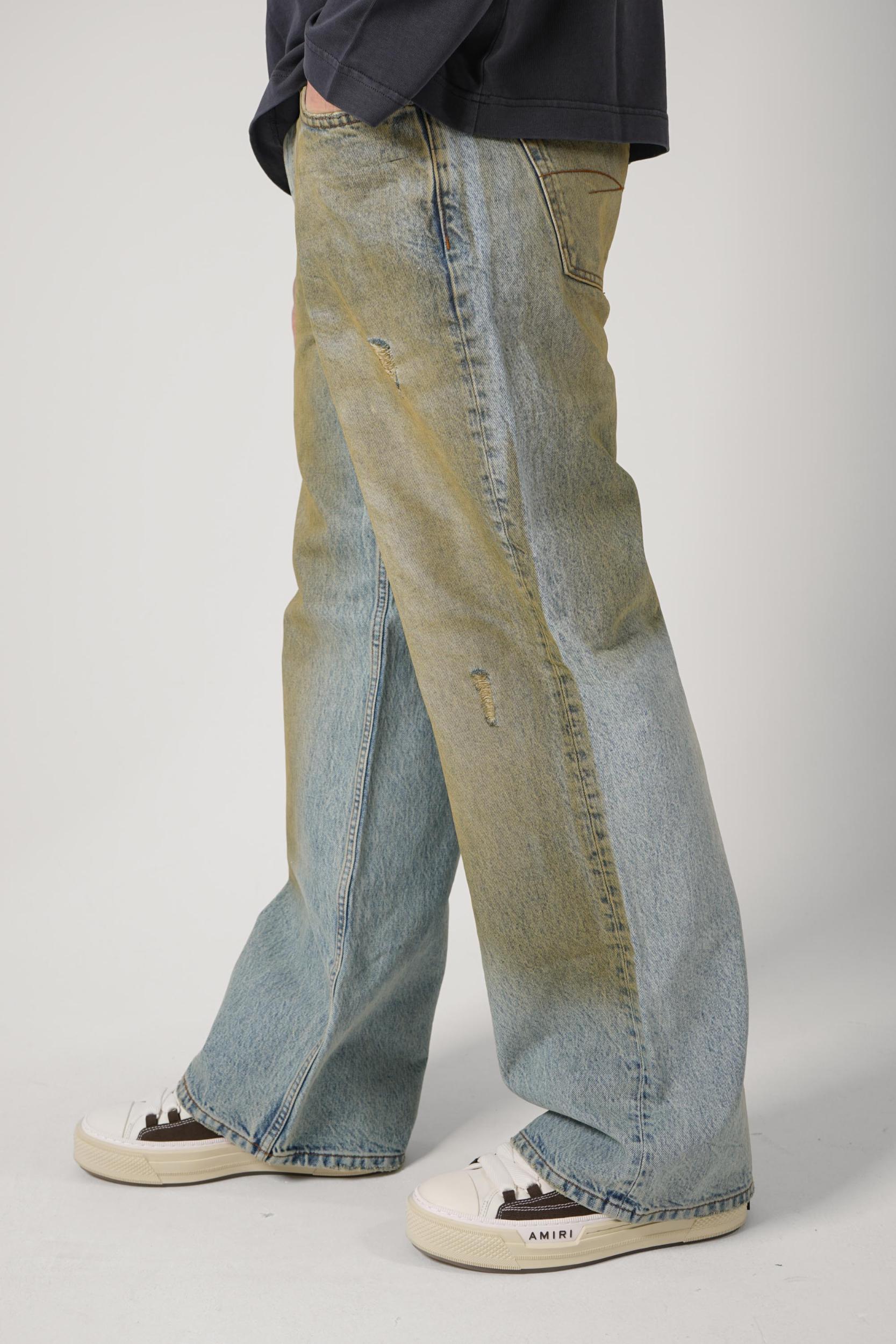 Flaneur Relaxed Dirty Jeans