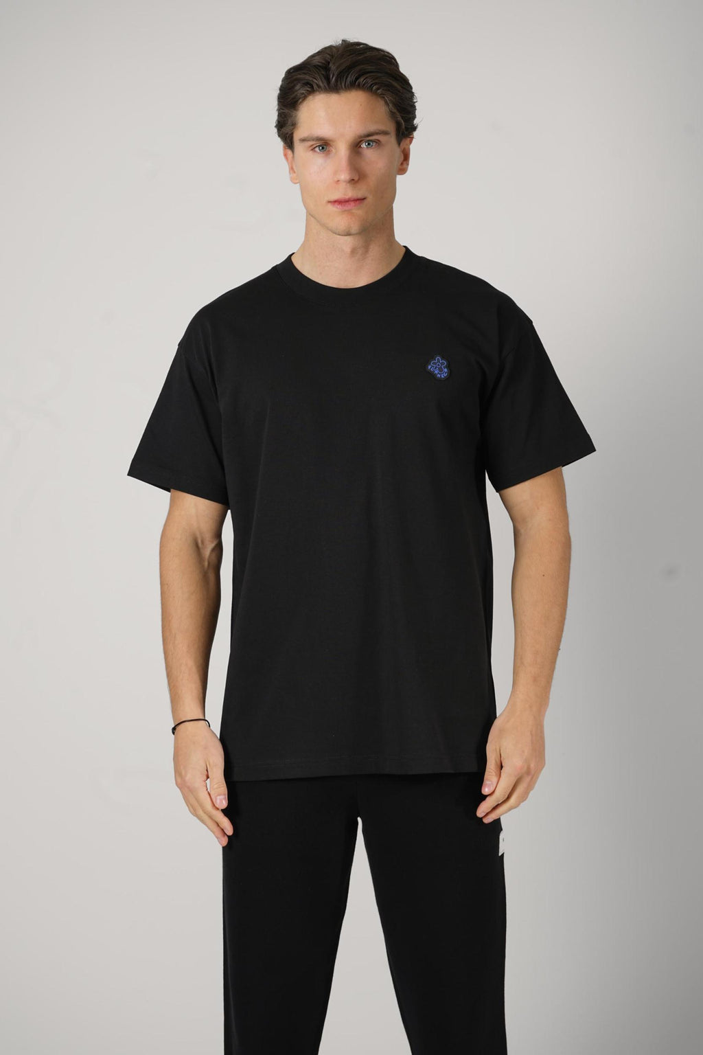 Flaneur Rubber Blossom T-Shirt Black