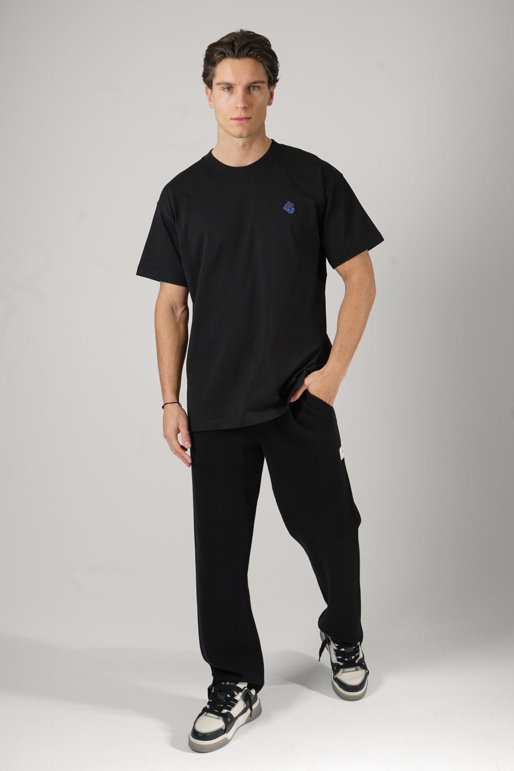 Flaneur Rubber Blossom T-Shirt Black