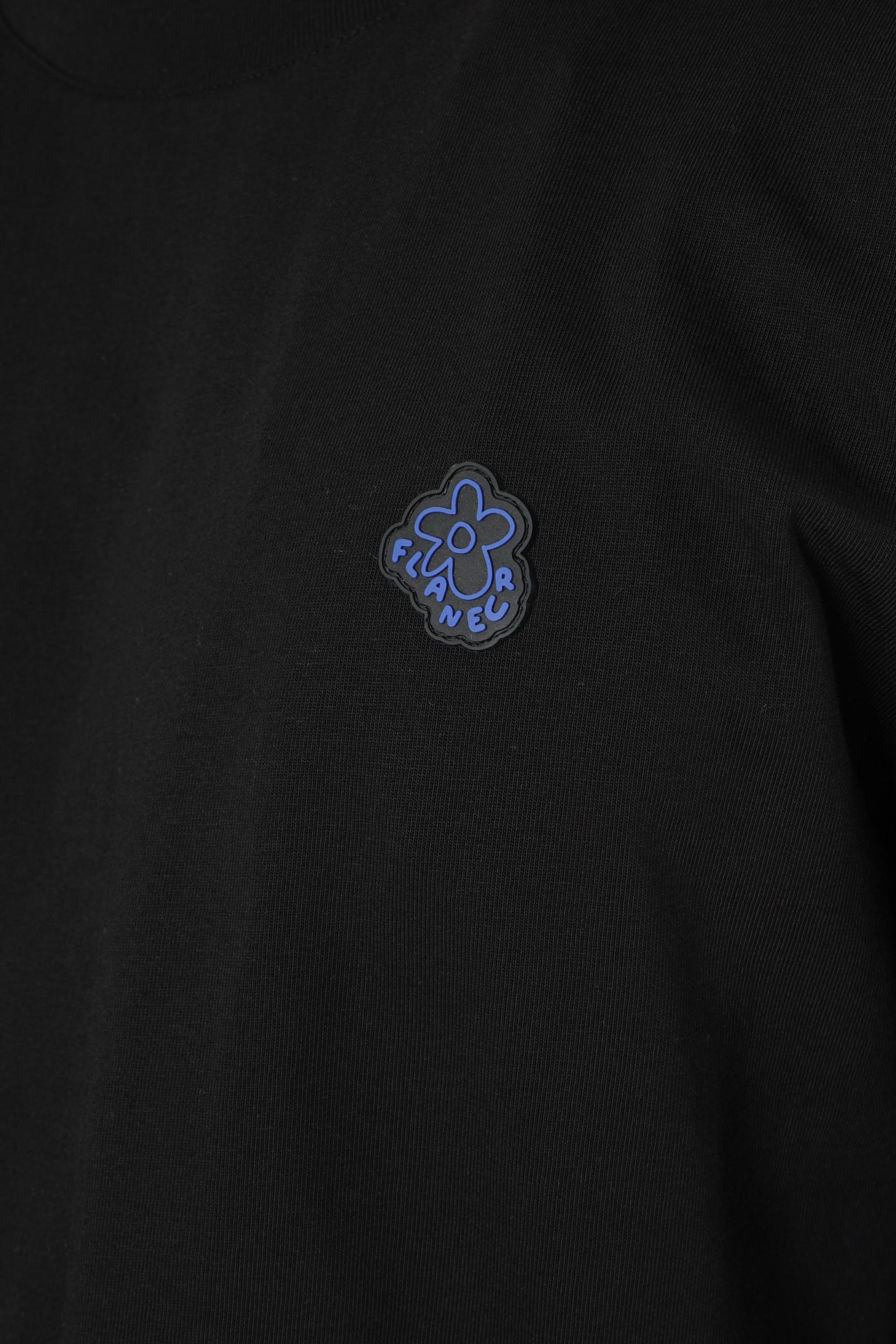 Flaneur Rubber Blossom T-Shirt Black