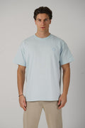 Flaneur Rubber Blossom T-Shirt Light Blue
