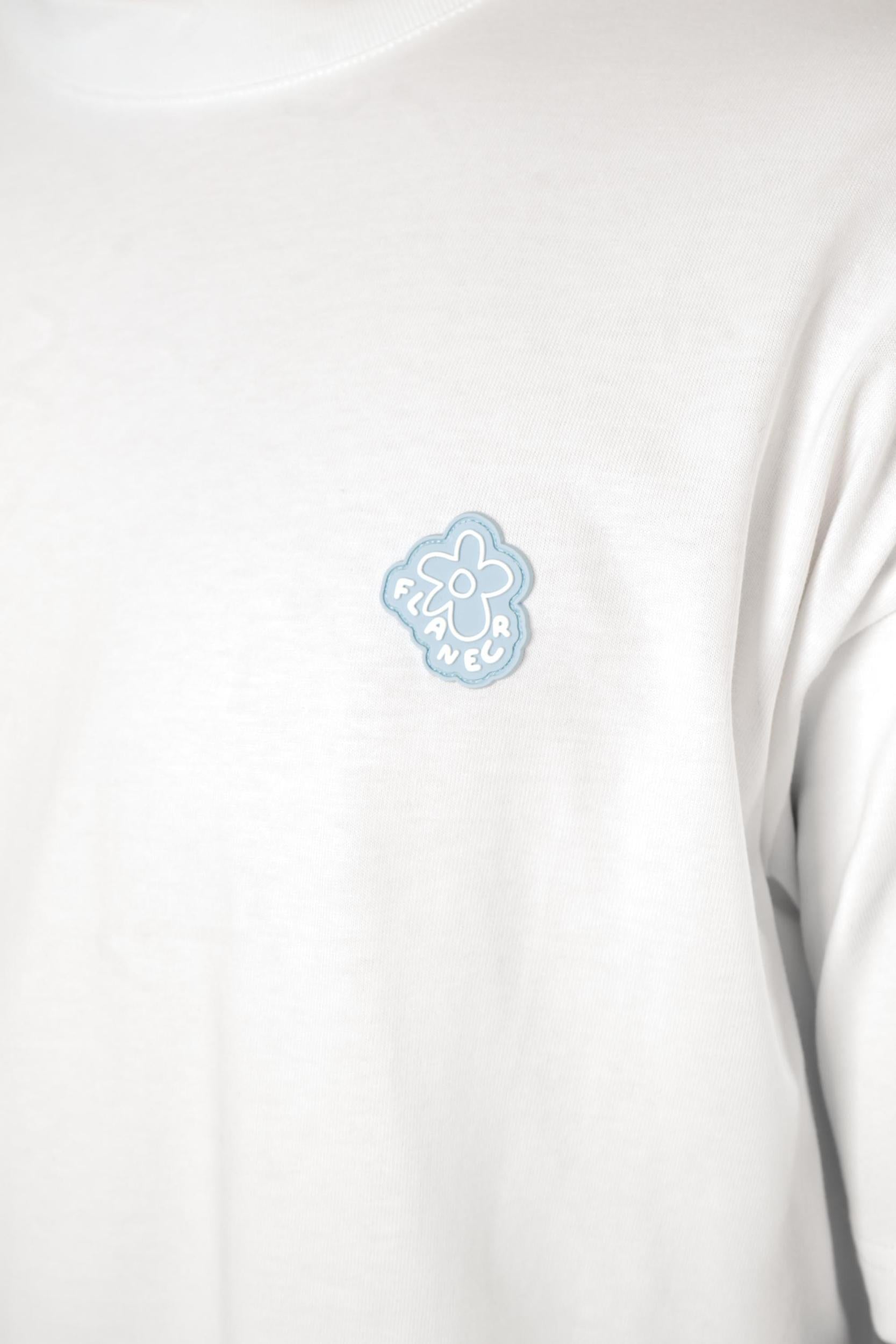 Flaneur Rubber Blossom T-Shirt White