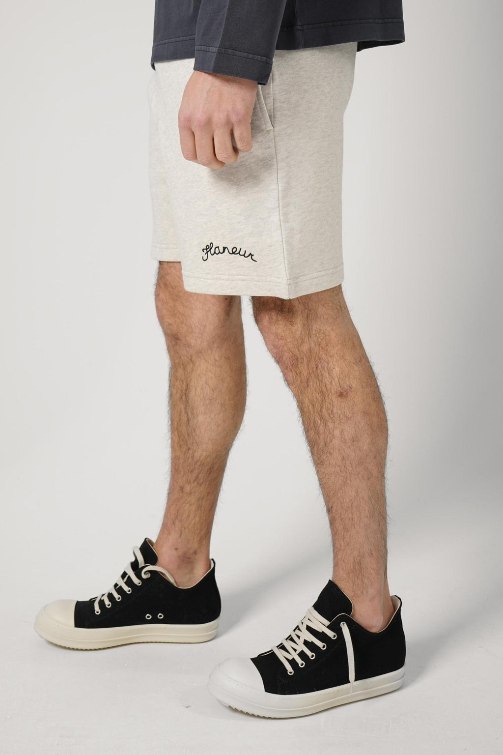 Flaneur Signature Shorts Light Heather Grey