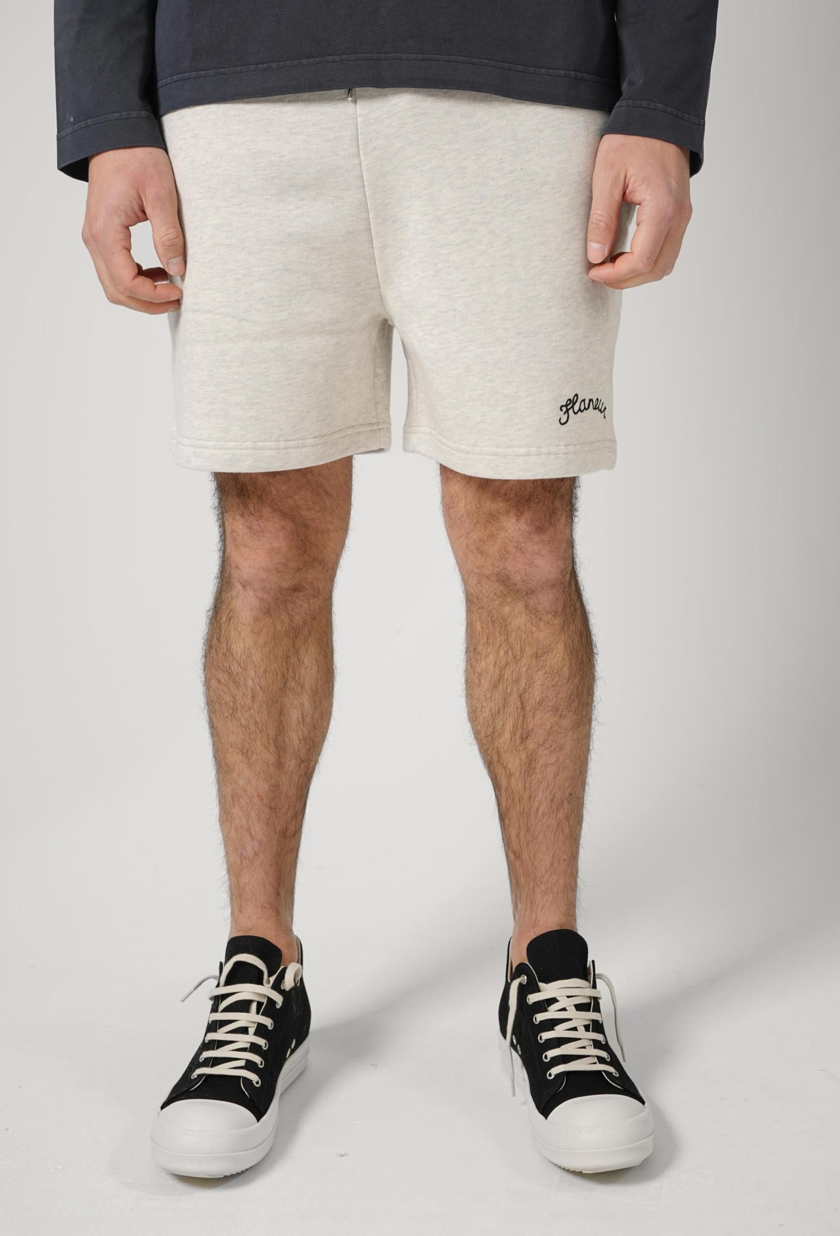 Flaneur Signature Shorts Light Heather Grey