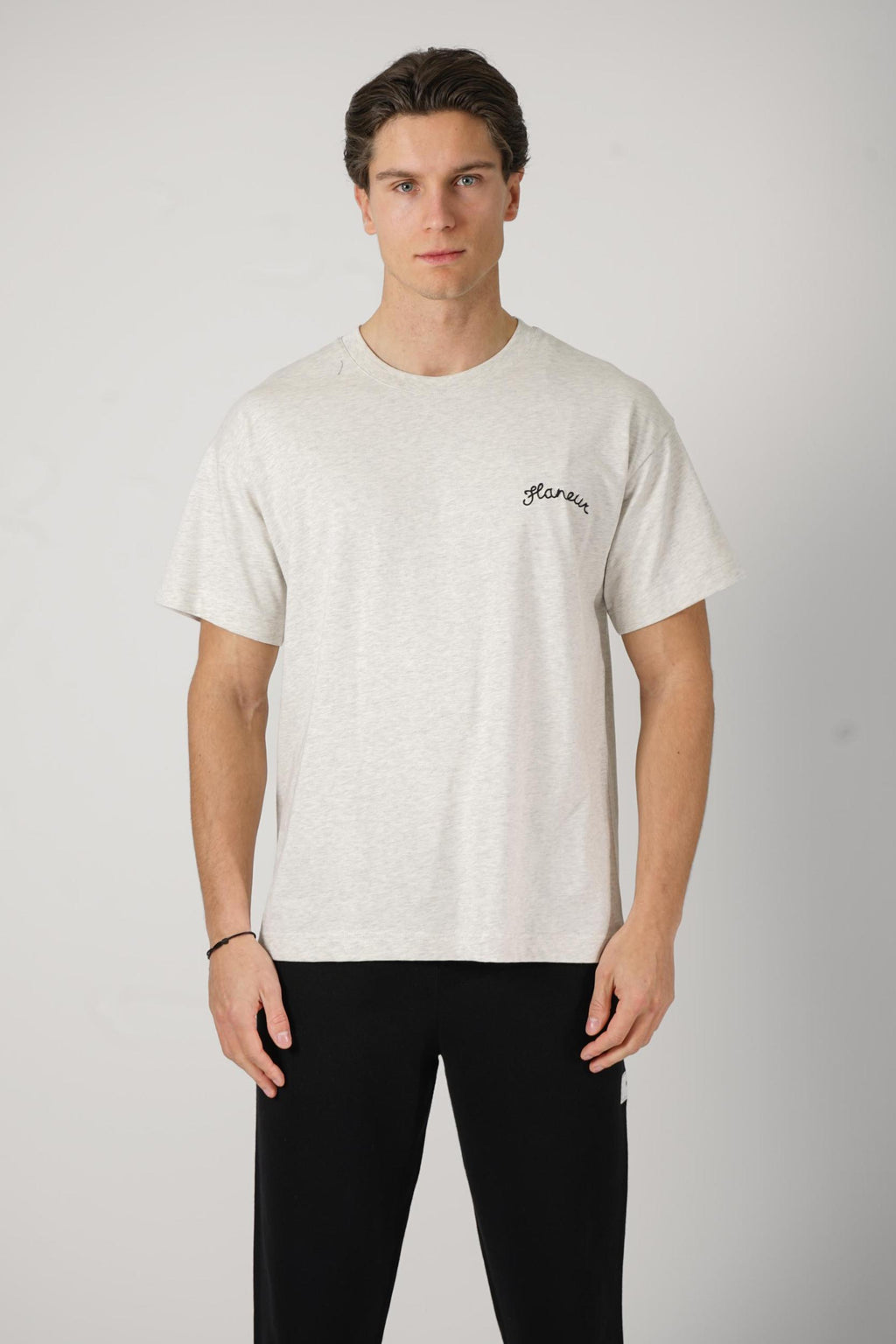 Flaneur Signature T-Shirt Grey