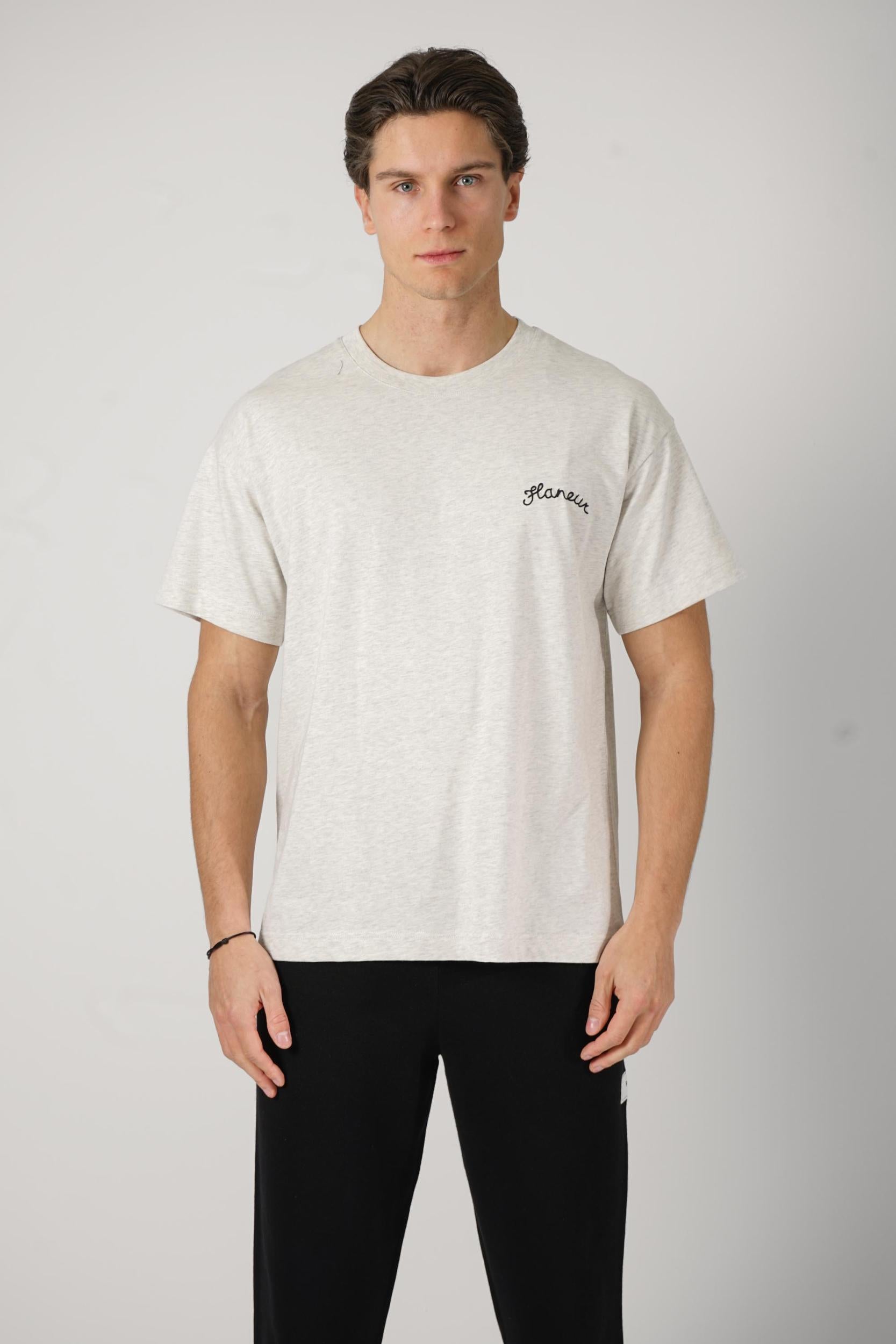 Flaneur Signature T-Shirt Grey