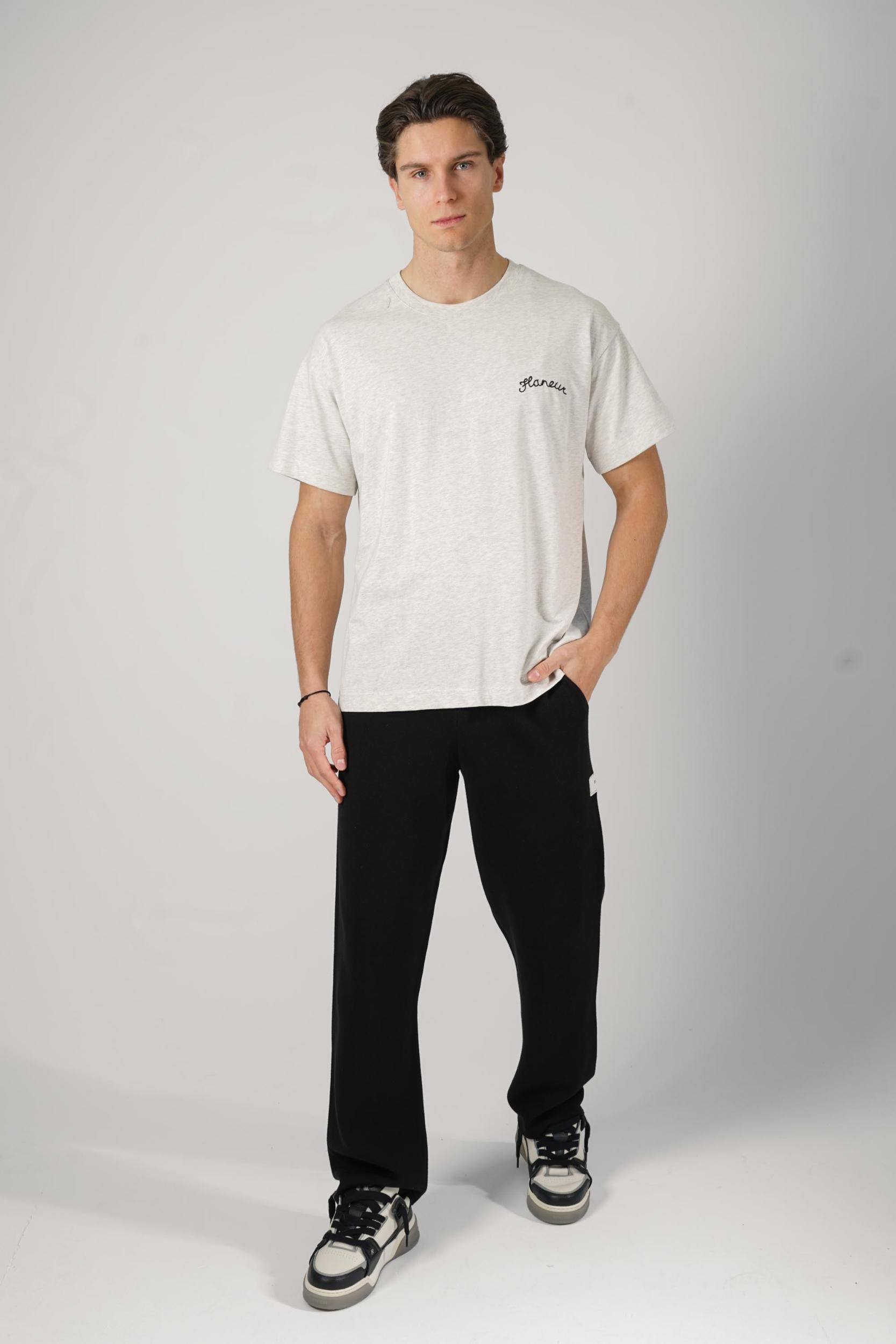 Flaneur Signature T-Shirt Grey