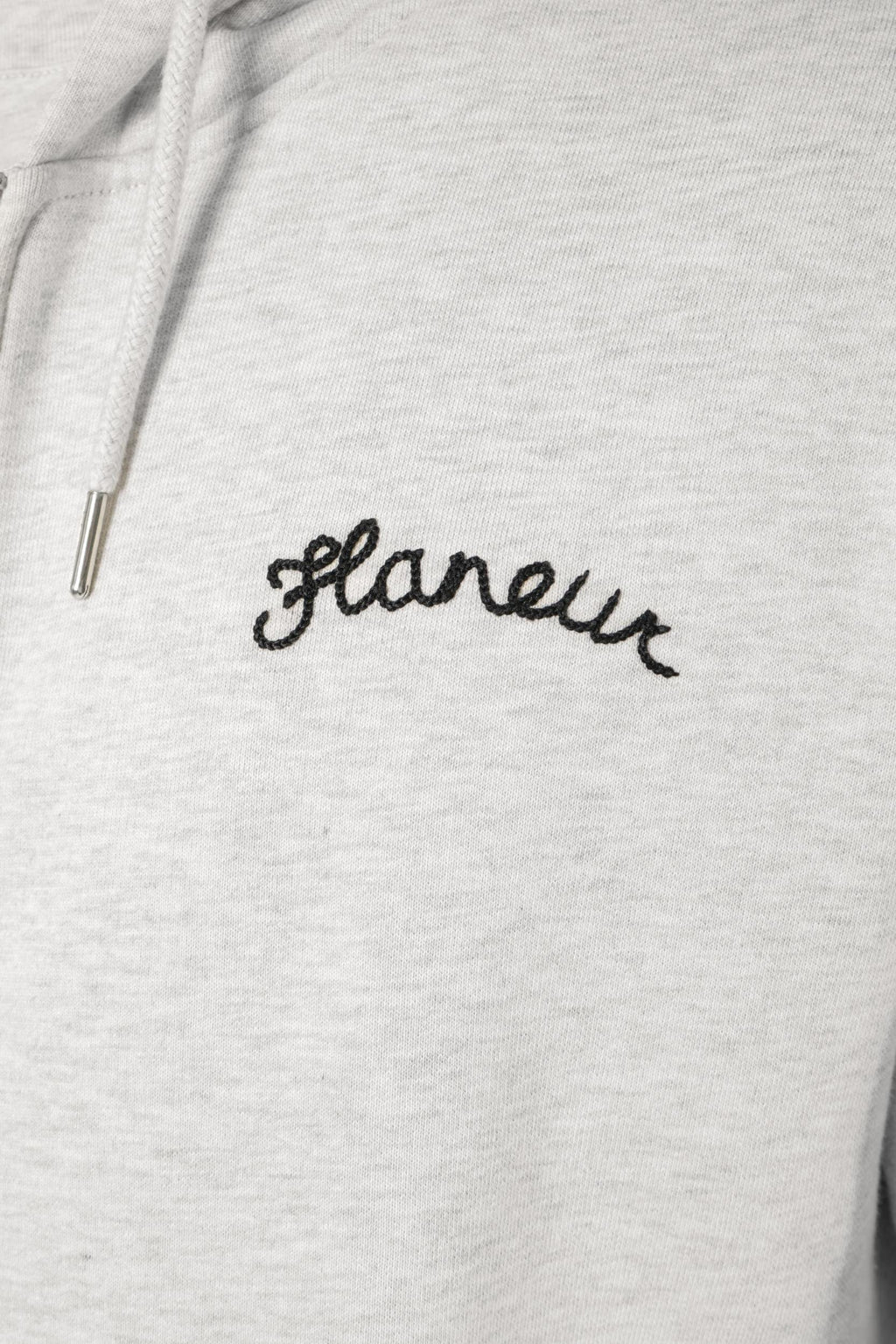 Flaneur Signature Zip-Up Grey