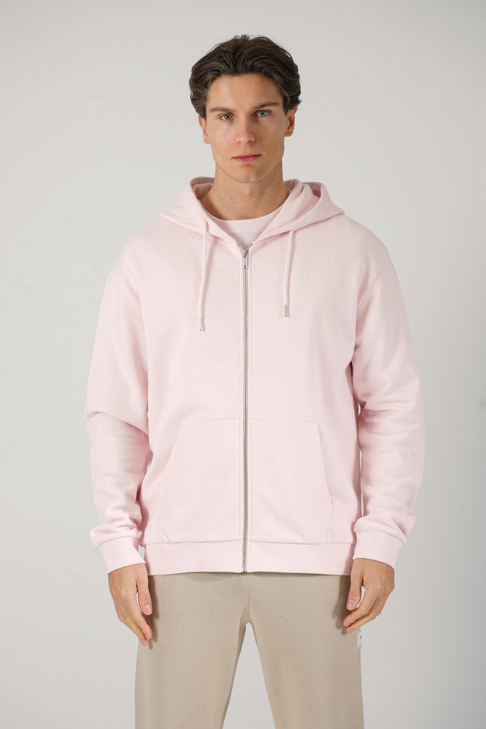 Flaneur Signature Zip-Up Pink
