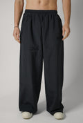 Flaneur Sound &Amp; Design Oversized Track Pants Black
