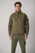 G100007 Stone Island Down Vest Military Green