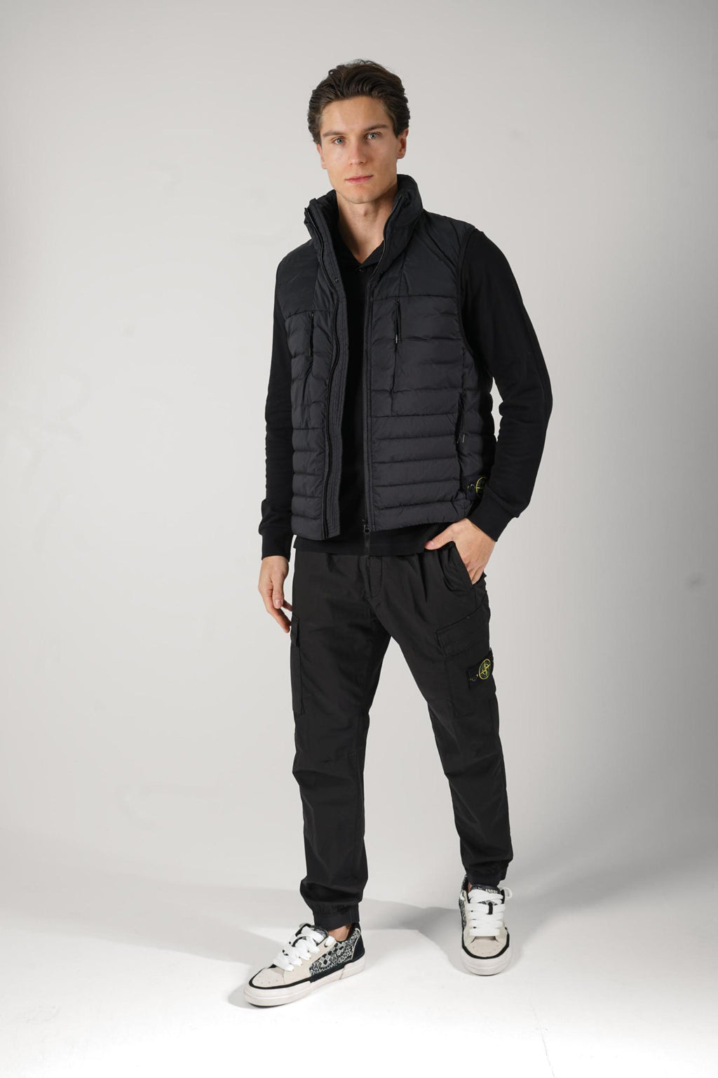 G100007 Stone Island Vest Black