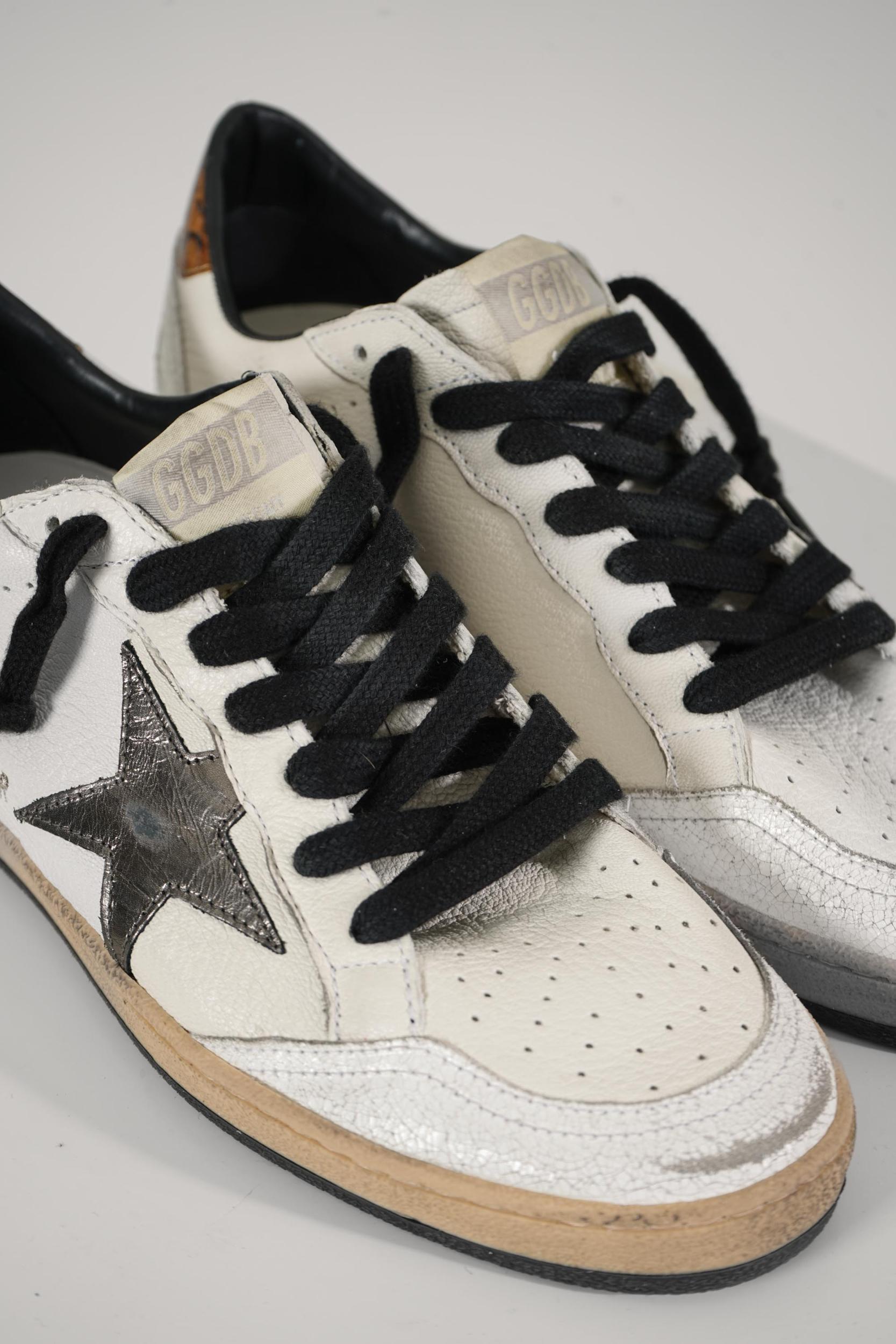 Golden Goose Ball Star Sneaker White/Grey/Brown