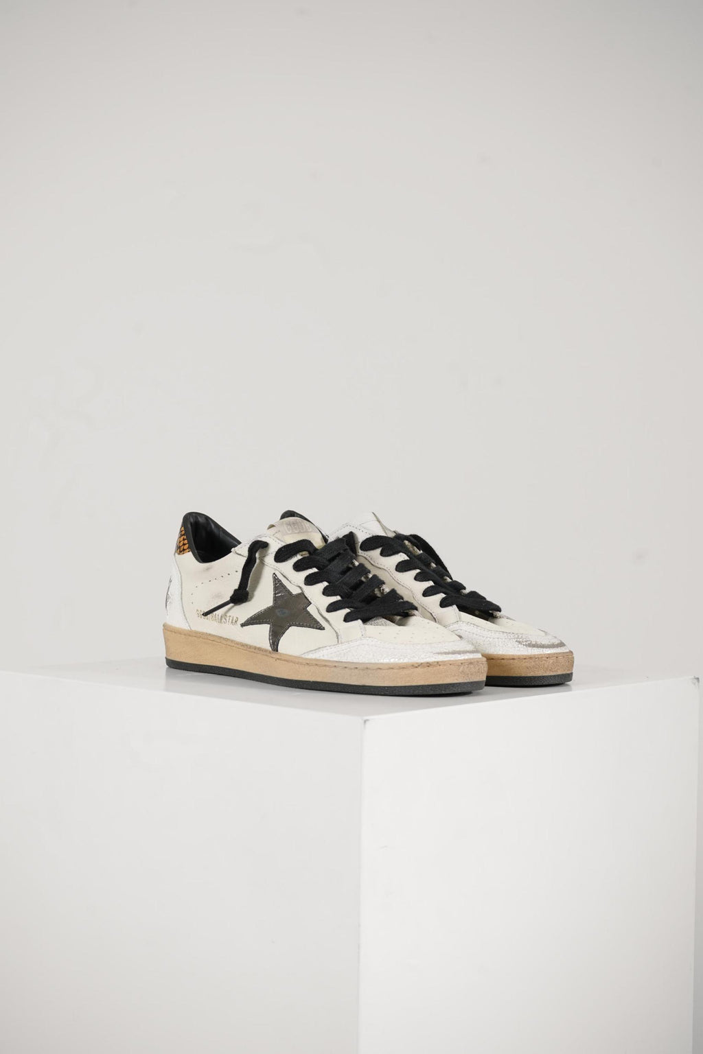 Golden Goose Ball Star Sneaker White/Grey/Brown