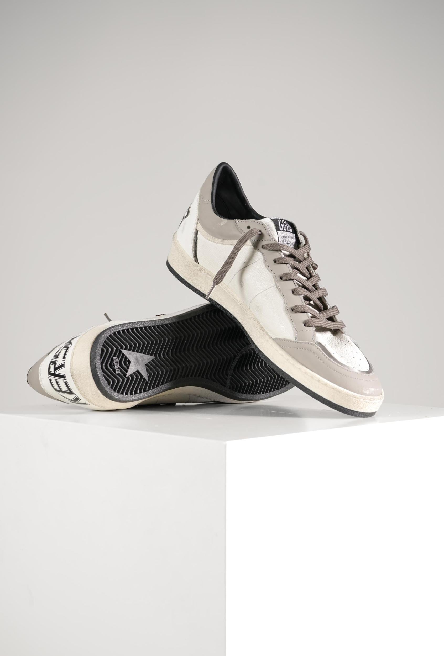 Golden Goose Ballstar Double Upper White/Dove/Bordeaux