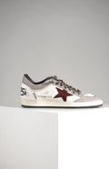 Golden Goose Ballstar Double Upper White/Dove/Bordeaux
