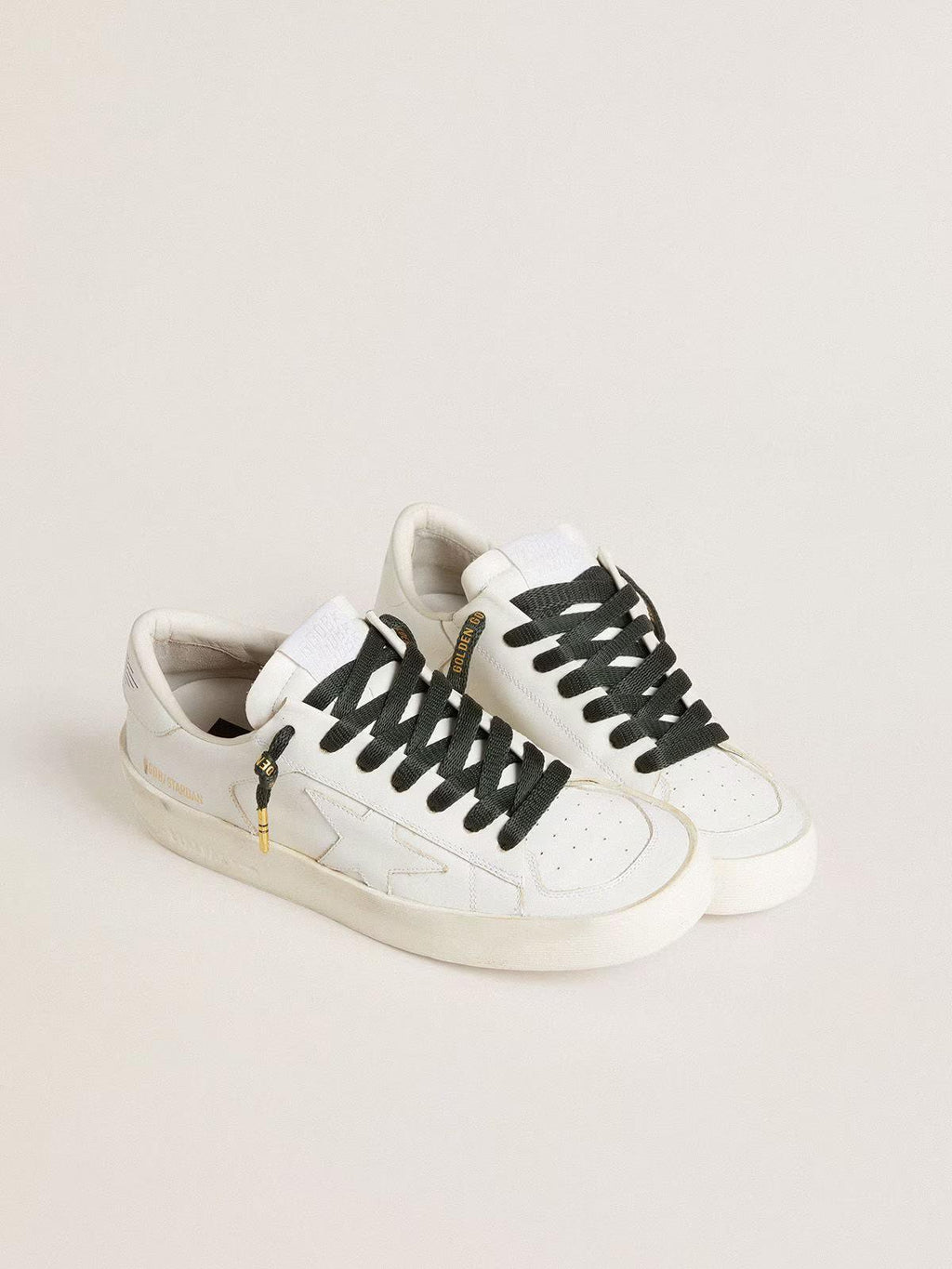 Golden Goose Cotton Laces Dark Green