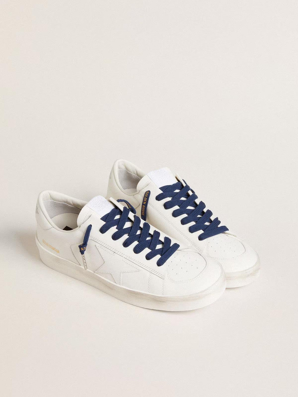 Golden Goose Cotton Laces Navy Blue