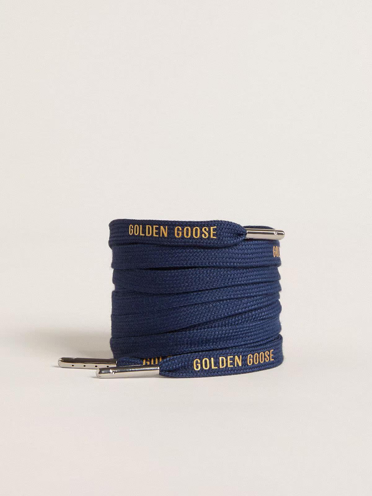 Golden Goose Cotton Laces Navy Blue