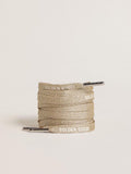 Golden Goose Lurex Laces Gold