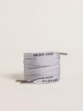 Golden Goose Lurex Laces Silver