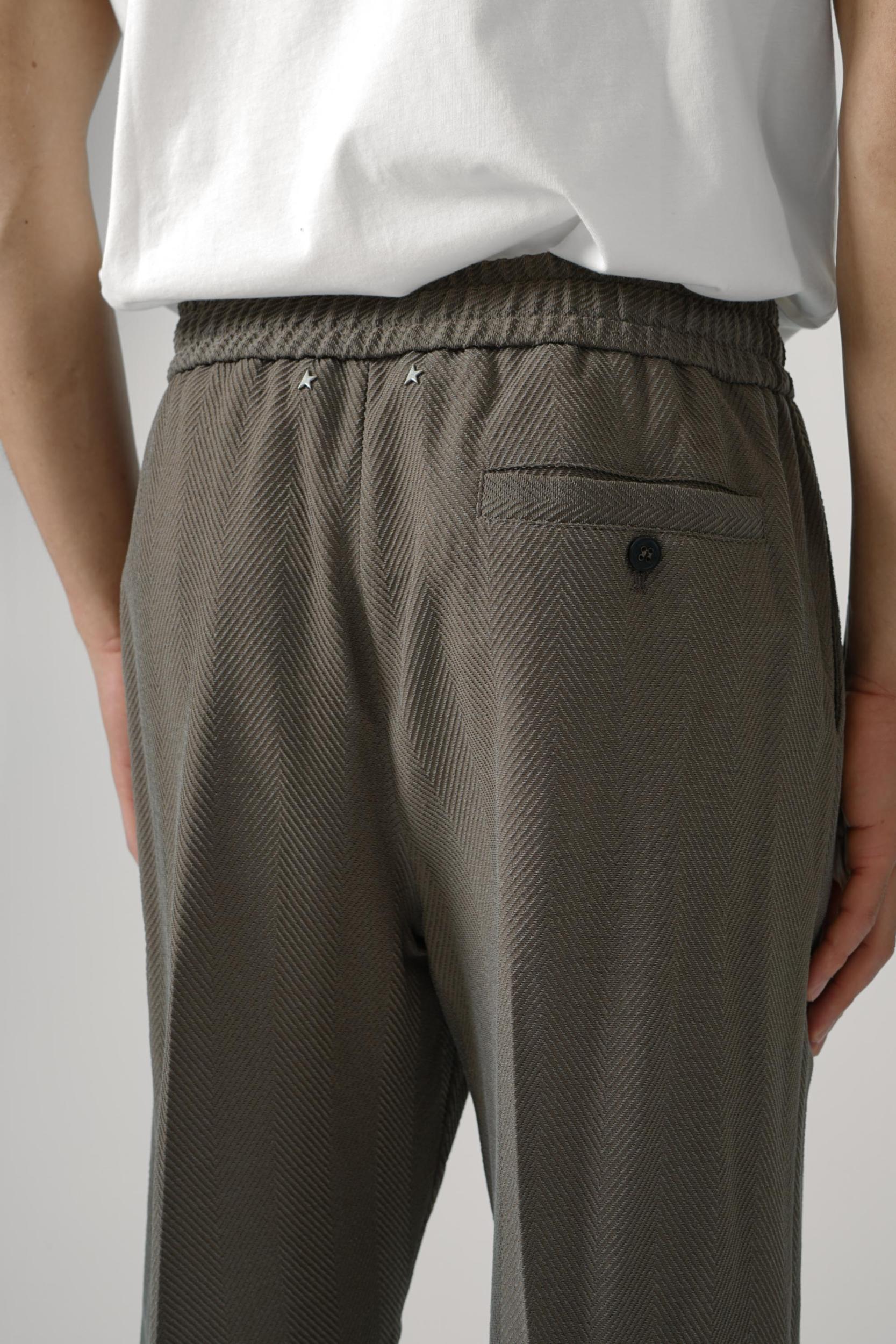 Golden Goose M'S Jogging Pant Pompeo With Back Star Stone Grey