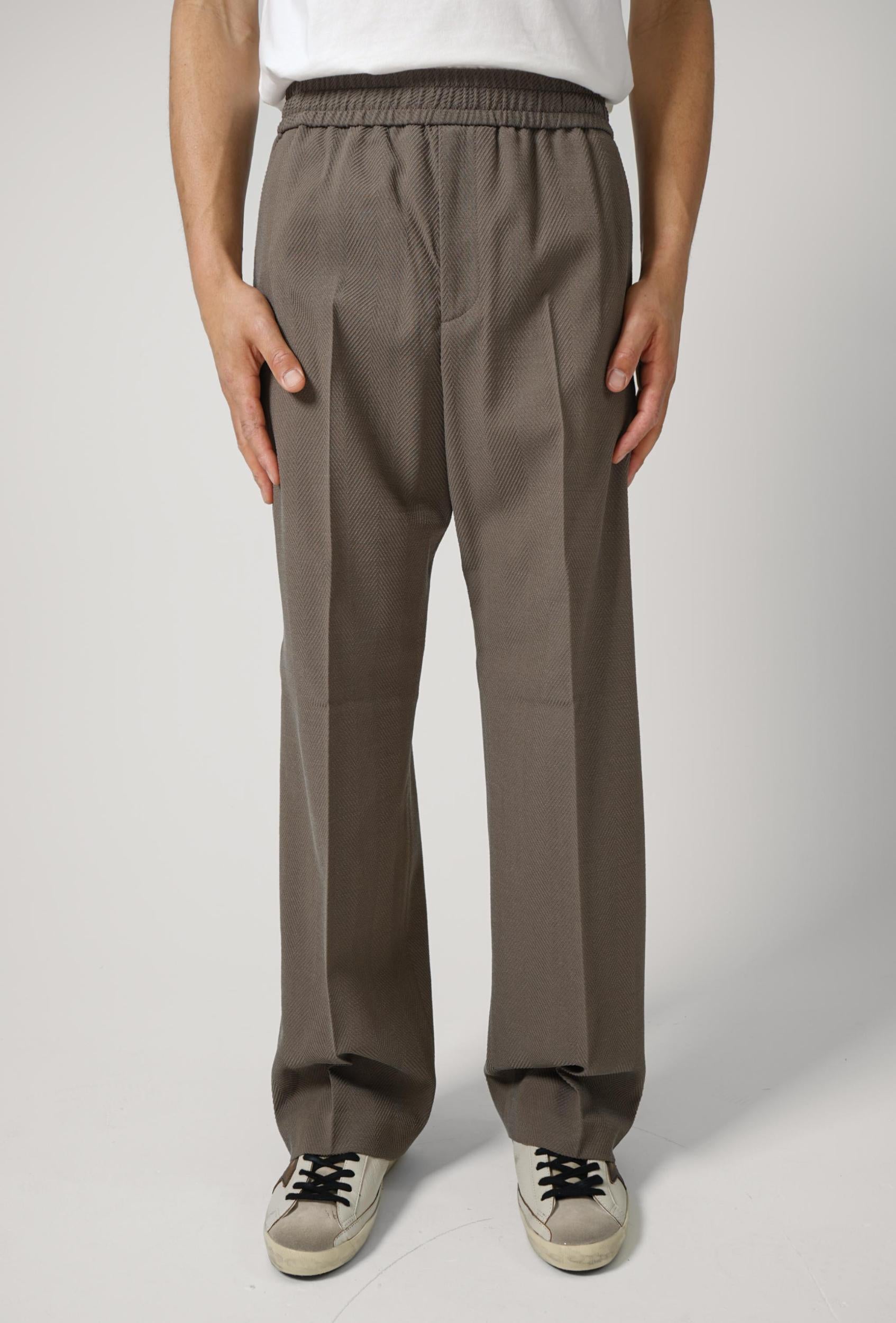 Golden Goose M'S Jogging Pant Pompeo With Back Star Stone Grey