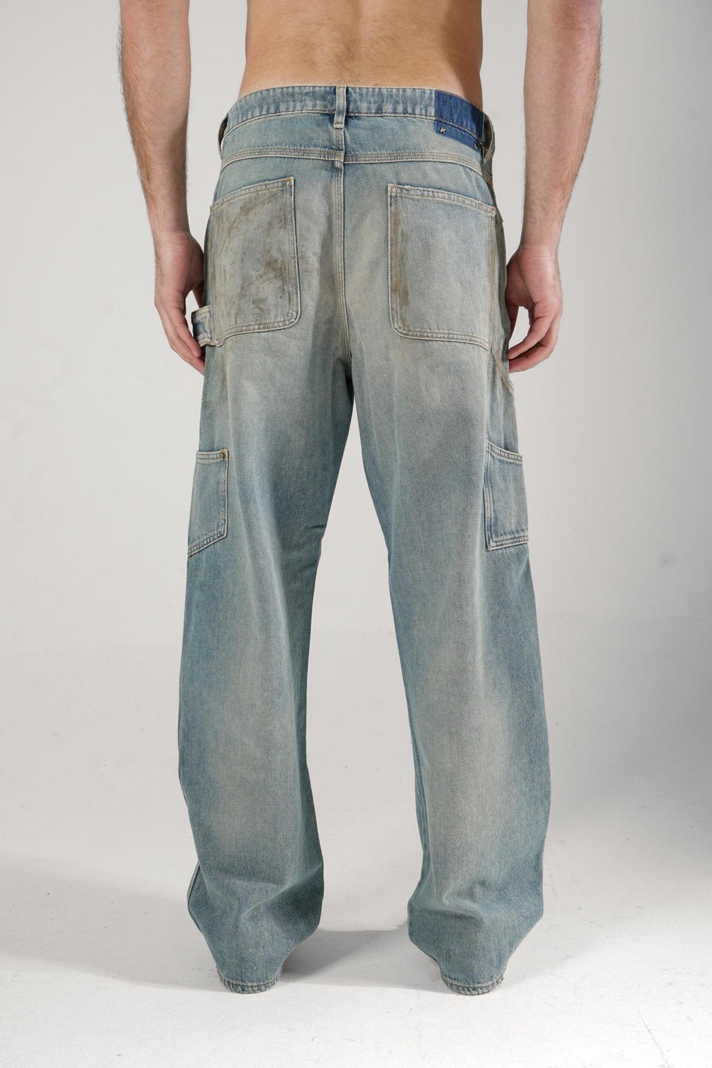Golden Goose Marley Painter Pants Light Blue
