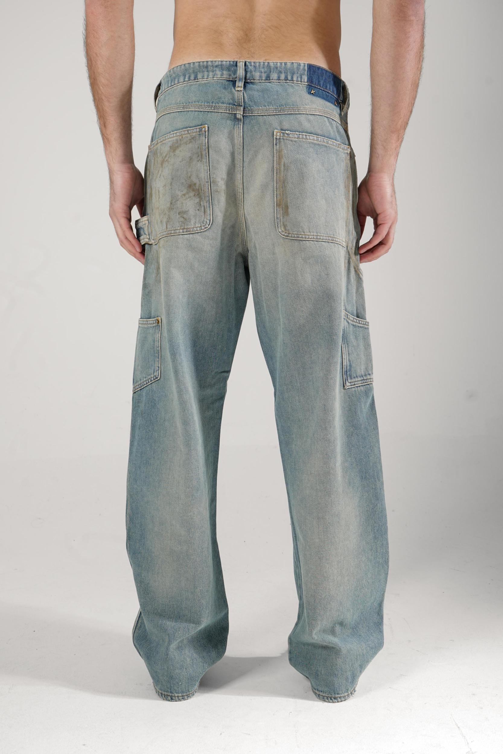 Golden Goose Marley Painter Pants Light Blue