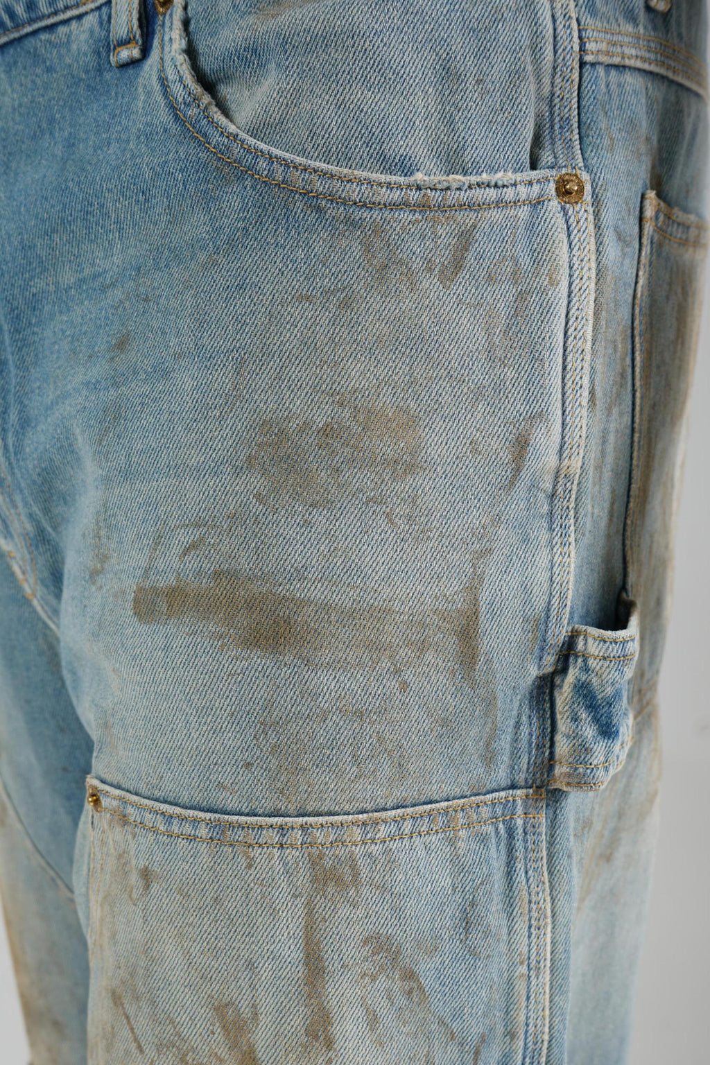 Golden Goose Marley Painter Pants Light Blue